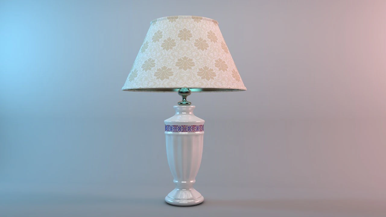 table lamp 3D Model .c4d .max .obj .3ds .fbx .stl .blend 