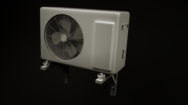 air conditioning Model 3D .c4d .max .obj .3ds .fbx .stl .blend 
