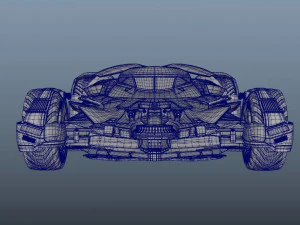 batmobile 3D Model