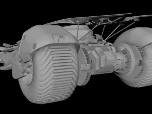 batmobile 3D Model