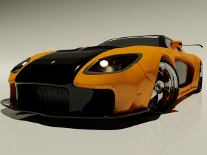 Hans mazda rx-7 veilside 3D 模型