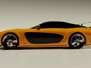 Hans mazda rx-7 veilside 3D Model