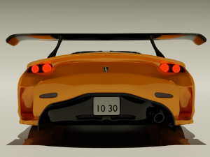 Hans mazda rx-7 veilside 3D Model