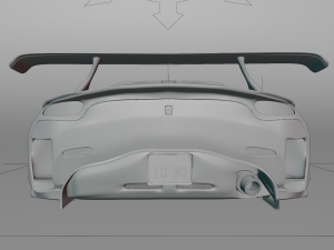 Hans mazda rx-7 veilside 3D Model
