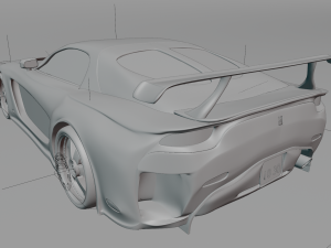 Hans mazda rx-7 veilside 3D Model