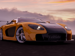 Hans mazda rx-7 veilside 3D Model