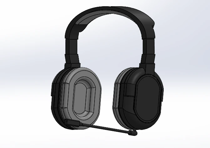 headset 3D Model .c4d .max .obj .3ds .fbx .stl .blend 
