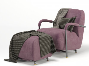 leolux scylla armchair 3Dモデル