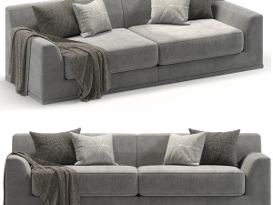 Double sofa 02 Modelo 3D