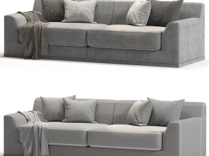 Double sofa 02 Modelo 3D