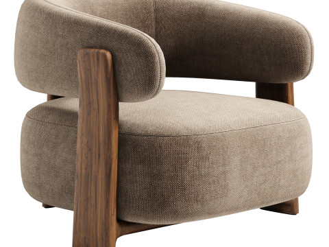 Kave Home Granite Armchair Modelo 3D