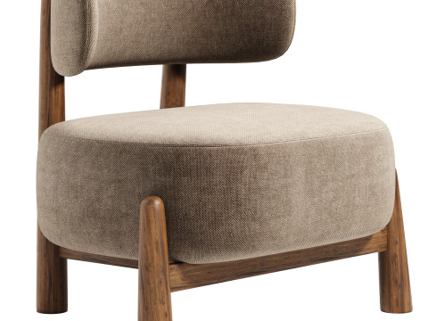 Raya Armchair By Nohohome 3Dモデル