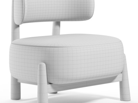 Raya Armchair By Nohohome 3Dモデル