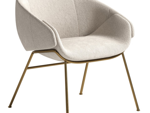 ANITA Armchair with armrests By SP01 3Dモデル