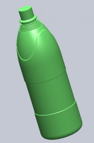 bottle for bleach 3D Model .c4d .max .obj .3ds .fbx .stl .blend 