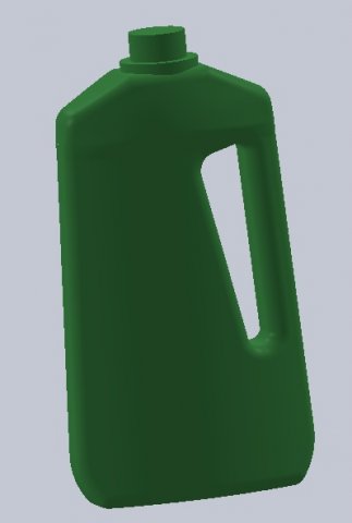 bottle for bleach Modelo 3D .c4d .max .obj .3ds .fbx .stl .blend 