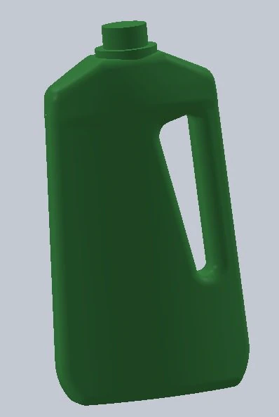 bottle for bleach 3D Model .c4d .max .obj .3ds .fbx .stl .blend