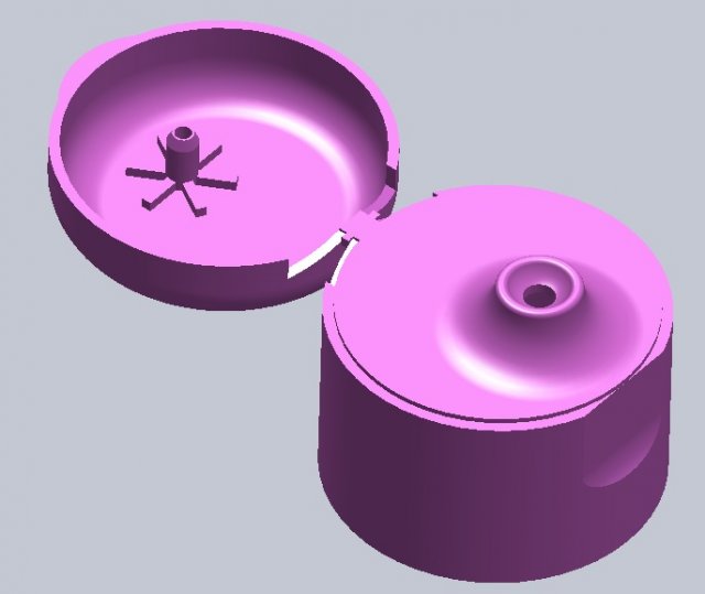cap of bottle Model 3D .c4d .max .obj .3ds .fbx .stl .blend 