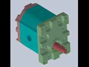gear pump 3D Model