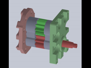 gear pump 3D Model
