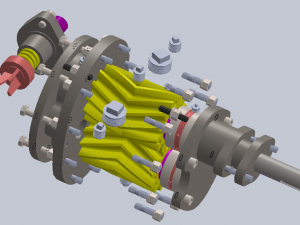 bitumen gear pump 3D मॉडल