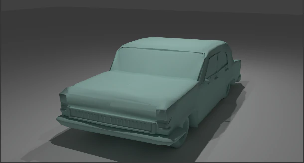 volga gaz 21 3D Model .c4d .max .obj .3ds .fbx .stl .blend