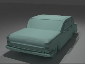 volga gaz 21 3D Модель