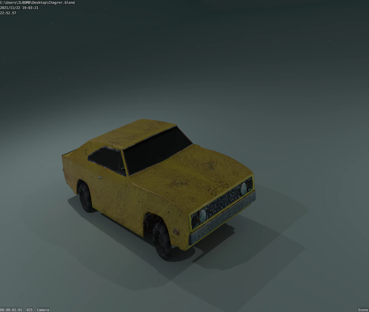 dodge charger 1969 3D Model .c4d .max .obj .3ds .fbx .stl .blend 