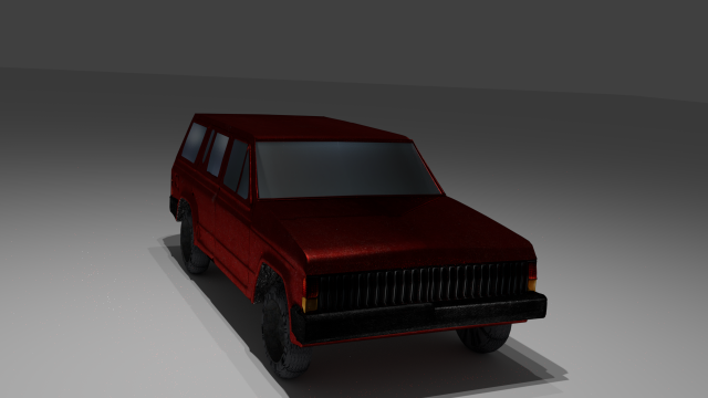 jeep grand cheroke 3Dモデル .c4d .max .obj .3ds .fbx .stl .blend 