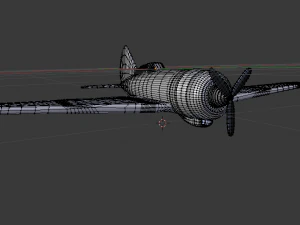 i-180 low poly 3D Model