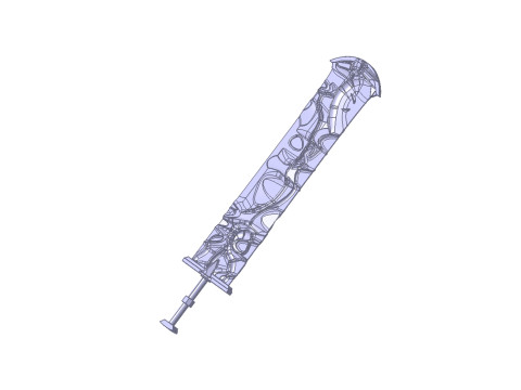 ANIME SWORD PARRY 3D 打印模型