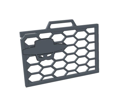 ZORRO-BADGEHOUDER 3D printmodel