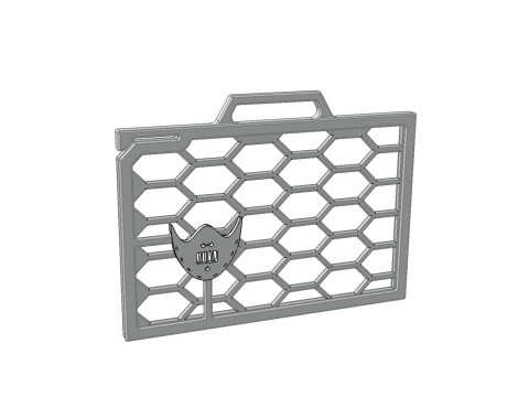 HANNIBAL BADGE HOLDER 3D 打印模型