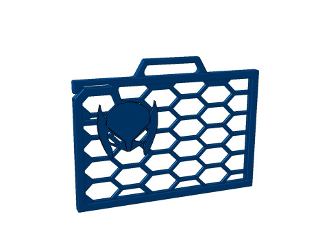 WOLVERINE BADGE HOLDER 3D 打印模型