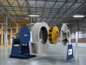 centrifugal fan- turbo fan blower 3D-Modell