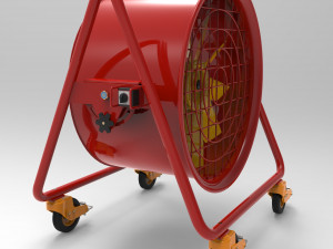 industrial axial blower253 3D Model