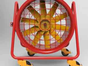 industrial axial blower253 3D Model