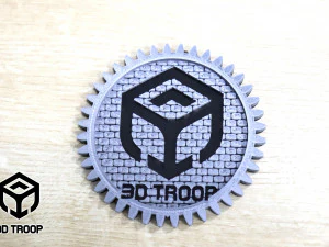 3dtroop coaster 3D Print Model