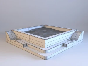 nowoczesne jacuzzi Model 3D