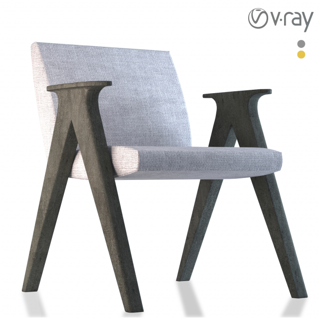 chair 3D Модель .c4d .max .obj .3ds .fbx .stl .blend