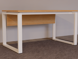 Desk oak 1400x800x750mm 3D 模型