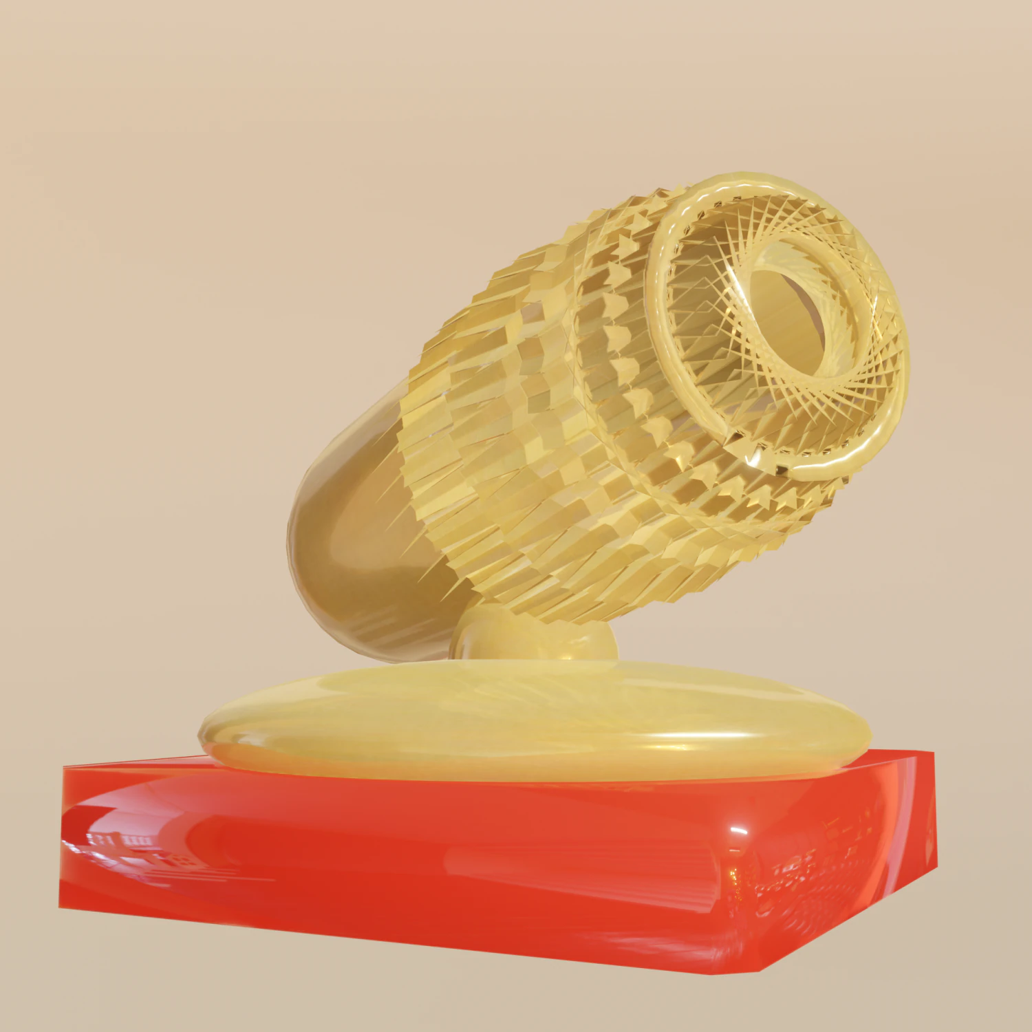 cannongold 3D Model .c4d .max .obj .3ds .fbx .stl .blend 