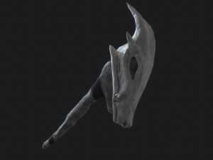 5 fantasy stylish wand - pbr- low poly Modelo 3D
