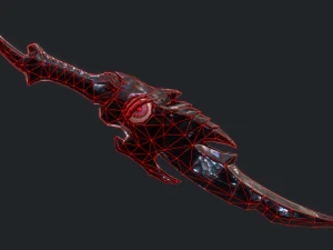 5 fantasy dagger - pbr- low poly 3D Model