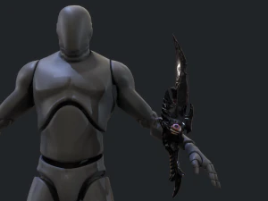 5 fantasy dagger - pbr- low poly 3D Model