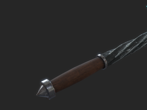 5 fantasy mace - pbr- low poly 3D Model
