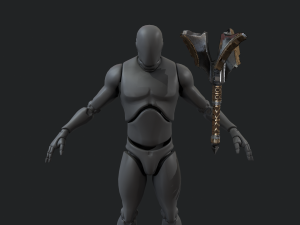 5 fantasy mace - pbr- low poly 3D Model