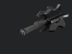 5 fantasy mace - pbr- low poly 3D Model