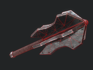 5 fantasy mace - pbr- low poly 3D Model