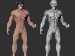 eren yeager from attack on titan anime 3D Print Model